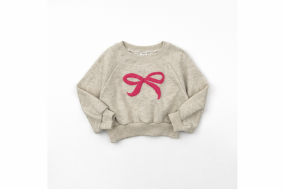 Ribbon sweatshirt
