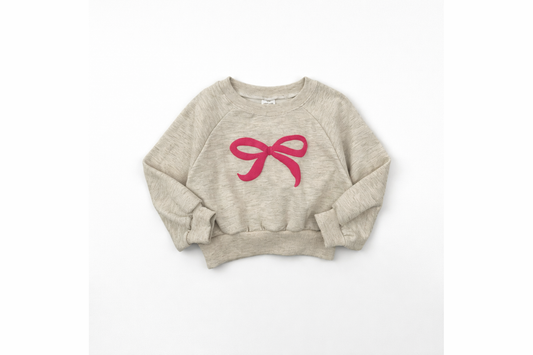 Ribbon sweatshirt
